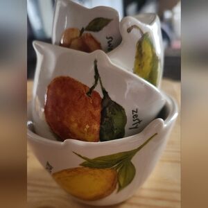 Rae Dunn Fruit Measuring Cups